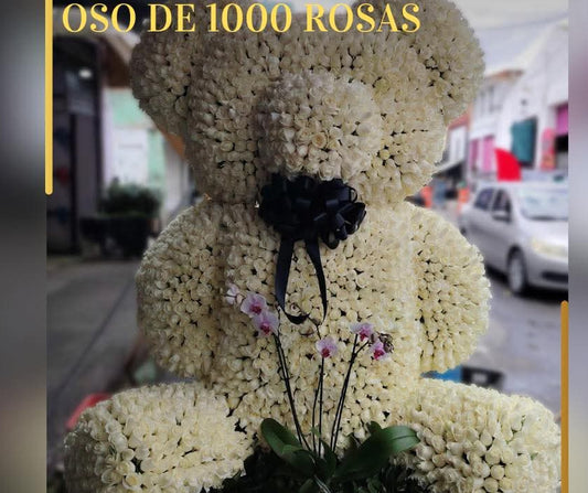 Oso de 1200 Rosas